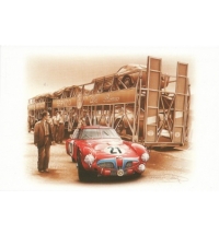 Alfa Romeo 3000 Le Mans 1953 (30x40cm)