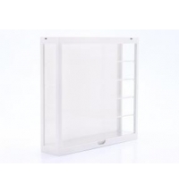1/64 5-layer led display case, white with white back ground (no...