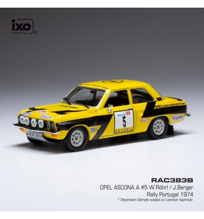 Opel Ascona A W.Rohrl; J.Berger #5 Rally Portugal 1974
