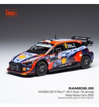 Hyundai i20 N Rally1 O.Tanak; M.Jarveoja #8 WRC Rally Monte Carlo 2022
