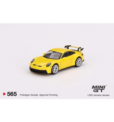 Porsche 911 Turbo S Racing (Yellow) LHD 2020 - 1/64
