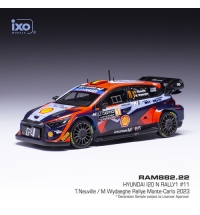 Hyundai i20 N WRC1 T.Neuville; M.Wydaeghe #11 Rally Monte Carlo 2023