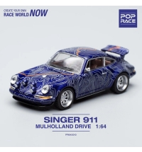 Porsche Singer mul holland (blue) - 1/64