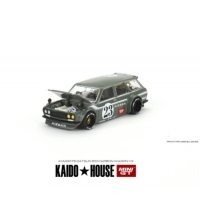 Kaido House Datsun Kaido Wagon 510 Carbon Fiber V3 (green) - 1/64