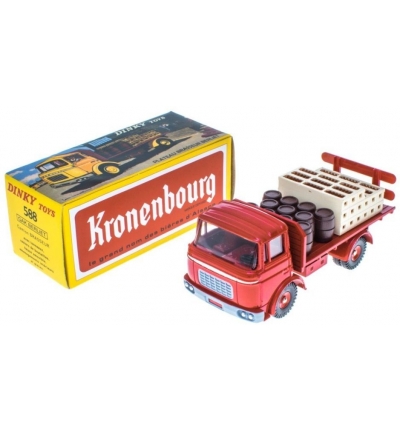 Berliet GAK Flat Truck Brewery Kronenbourg - Dinky by Atlas